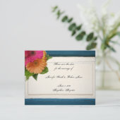 Rustiek Land Geschilderd Hout Daisies Save the Dat Save The Date (Staand voorkant)