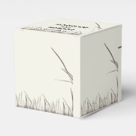 Rustiek Land Graslands Bruiloft Favor Box Bedankdoosjes