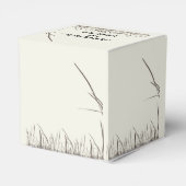 Rustiek Land Graslands Bruiloft Favor Box Bedankdoosjes (Achterkant)