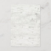 Rustiek Land Hout Herfst Boerderij Bruiloft Detail Informatiekaartje (Achterkant)