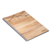 Rustiek Land Hout & Mason Jars Schuur gepersonalis Notitieboek (Rechterzijde)