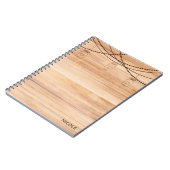 Rustiek Land Hout & Mason Jars Schuur gepersonalis Notitieboek (Linkerzijde)