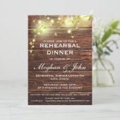 Rustiek land hout metselaar verlichting repetitie  kaart (Staand voorkant)