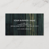 Rustiek Land Houten Textuur Grafisch Visitekaartje (Achterkant)