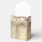 Rustiek Land  Kant Hout Partij Favor Box Bedankdoosjes (Geopend)