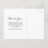 Rustiek Land Kerstmis Dank u Uitnodiging Briefkaart (Achterkant)