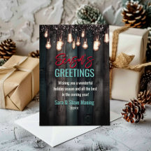 Rustiek Land Kerstverlichting bruin Vakantie