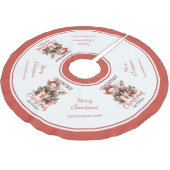 Rustiek Land Kerstwensen Schattige Varken Kerstboom Rok (Gekanteld)