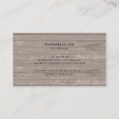 Rustiek Land Kip Boerderij Verse Eieren Visitekaartje (Achterkant)