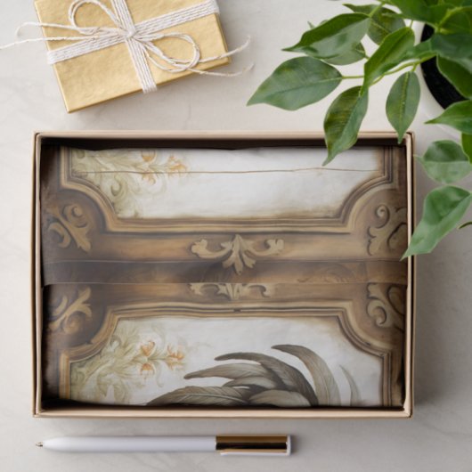 Rustiek Land Kippen Decoupage Weefsel Papier (Geschenk)