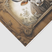 Rustiek Land Koe Bull Decoupage Tissue Paper Tissuepapier (Detail)