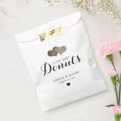 Rustiek Land Liefde en Donuts Bruiloft Favor Bag Bedankzakje (Gezegeld)