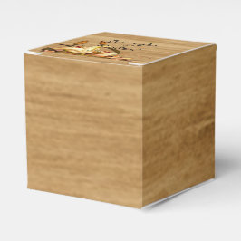 Rustiek Land Lily Waterverf Bruiloft Favor Box Bedankdoosjes