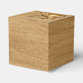 Rustiek Land Lily Waterverf Bruiloft Favor Box Bedankdoosjes (Achterkant)