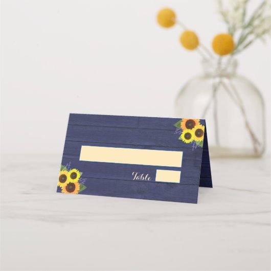 Rustiek Land Marine Hout Zonnebloem Bloemen Bruilo Plaatskaartje (Achterkant)