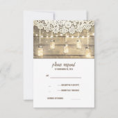 Rustiek Land Mason Jars Lights Kant Hout RSVP (Voorkant)