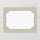 Rustiek Land Save the Date Foto Briefkaart (Achterkant)