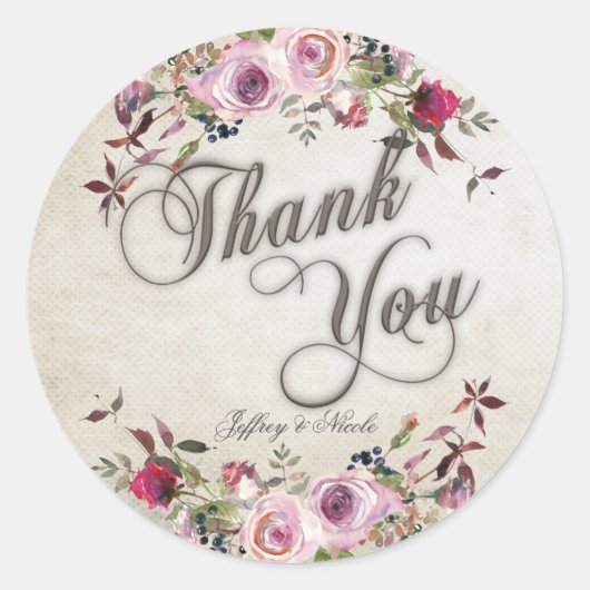 Rustiek Land Schuur Bruiloft Pioenen Mason Jar Ronde Sticker (Voorkant)