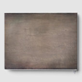 Rustiek Land Stoffig Blauw Bloemen Mason Jar Bruil Gastenboek (Achterkant)