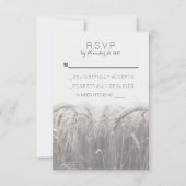 Rustiek land Trouwen RSVP Kaarten (Voorkant)