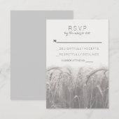 Rustiek land Trouwen RSVP Kaarten Kaartje (Voorkant / Achterkant)