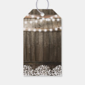 Rustiek Land Vrijgezellenfeest Cadeaulabel (Achterkant)