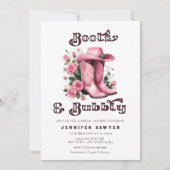 Rustiek Land Western Cowboy Vrijgezellenfeest Kaart (Voorkant)