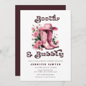 Rustiek Land Western Cowboy Vrijgezellenfeest Kaart (Voorkant / Achterkant)