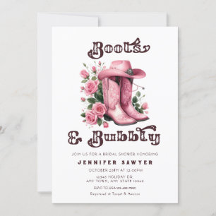 Rustiek Land Western Cowboy Vrijgezellenfeest Kaart