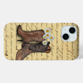  rustiek land Western cowboylaarzen Case-Mate iPhone Case (Achterkant (horizontaal))