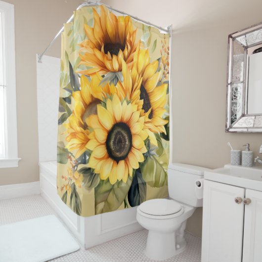 Rustiek Land Western Douchegordijn (In situ)