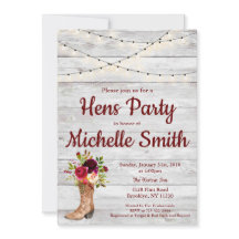 Rustiek Land Western Laarzen  Kippen Party