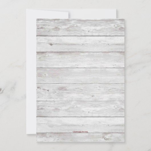 Rustiek Land Western Laarzen  Kippen Party Kaart (Achterkant)