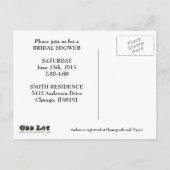 Rustiek land Western Vrijgezellenfeest Uitnodigen Uitnodiging Briefkaart (Achterkant)