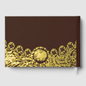 Rustiek Land Westerne bruiloft Folie Gastboek Gastenboek (Achterkant)