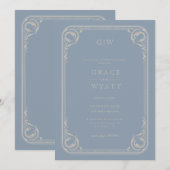 Rustiek land Westerne repetitie diner Kaart (Voorkant / Achterkant)