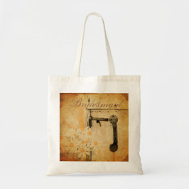 rustiek land zomer madeliefje bruiloft bruidsmeisj tote bag