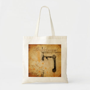 rustiek land zomer madeliefje bruiloft bruidsmeisj tote bag