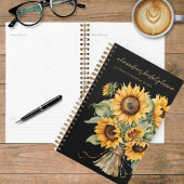 Rustiek Land Zonnebloemen Bruiloft Planner