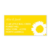 Rustiek Land Zonnebloemen - Floral Zelfinktende Stempel (Design)