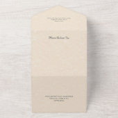 Rustiek Land Zonnebloemen met QR Code All In One Uitnodiging (Buitenkant)