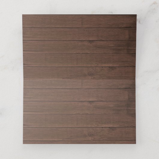 Rustiek Land Zonnebloemen Navy Blue Rozen Bruiloft Plaatskaartje (Binnenkant ongevouwen)