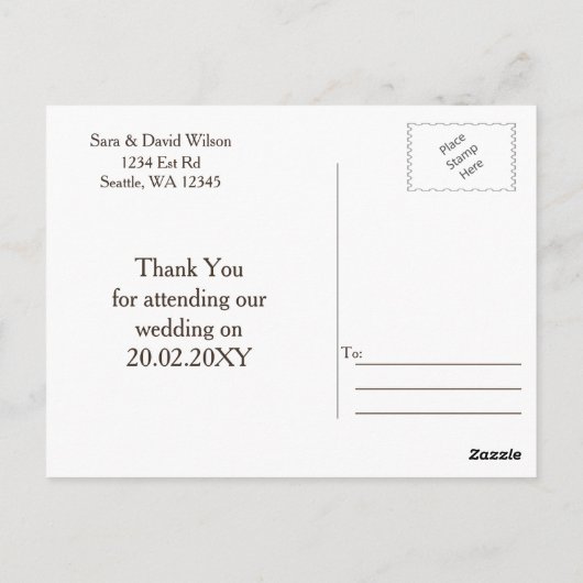 Rustiek Land Zonnebloemen Schuur Hout Dank u Briefkaart (Achterkant)