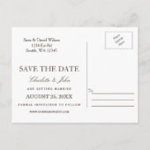 Rustiek Land Zonnebloemen Schuur Hout Save the Dat Aankondigingskaart (Achterkant)