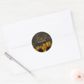 Rustiek Land Zonnebloemen Schuur Houten stickers (Envelop)