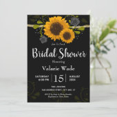 Rustiek Land Zonnebloemen Vrijgezellenfeest Kaart (Staand voorkant)