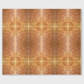 Rustiek land zuidwestelijke stijl western leer cadeaupapier (Vlak)