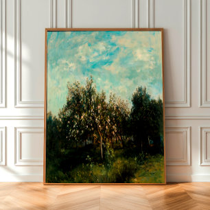 Rustiek Landschap  Boerderij WallArt Canvas Afdruk
