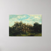 Rustiek Landschap Boerderij WallArt Canvas Afdruk (Voorkant)