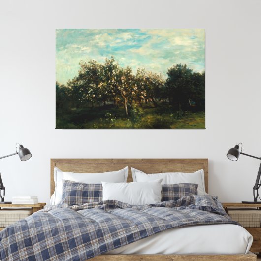 Rustiek Landschap Boerderij WallArt Canvas Afdruk (Insitu (Slaapkamer))